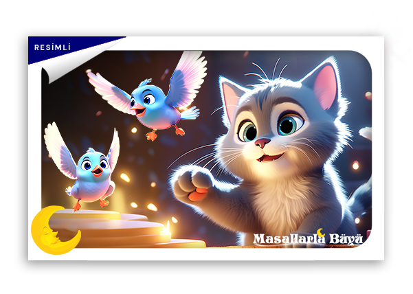 KEDİ VE İKİ SERÇE